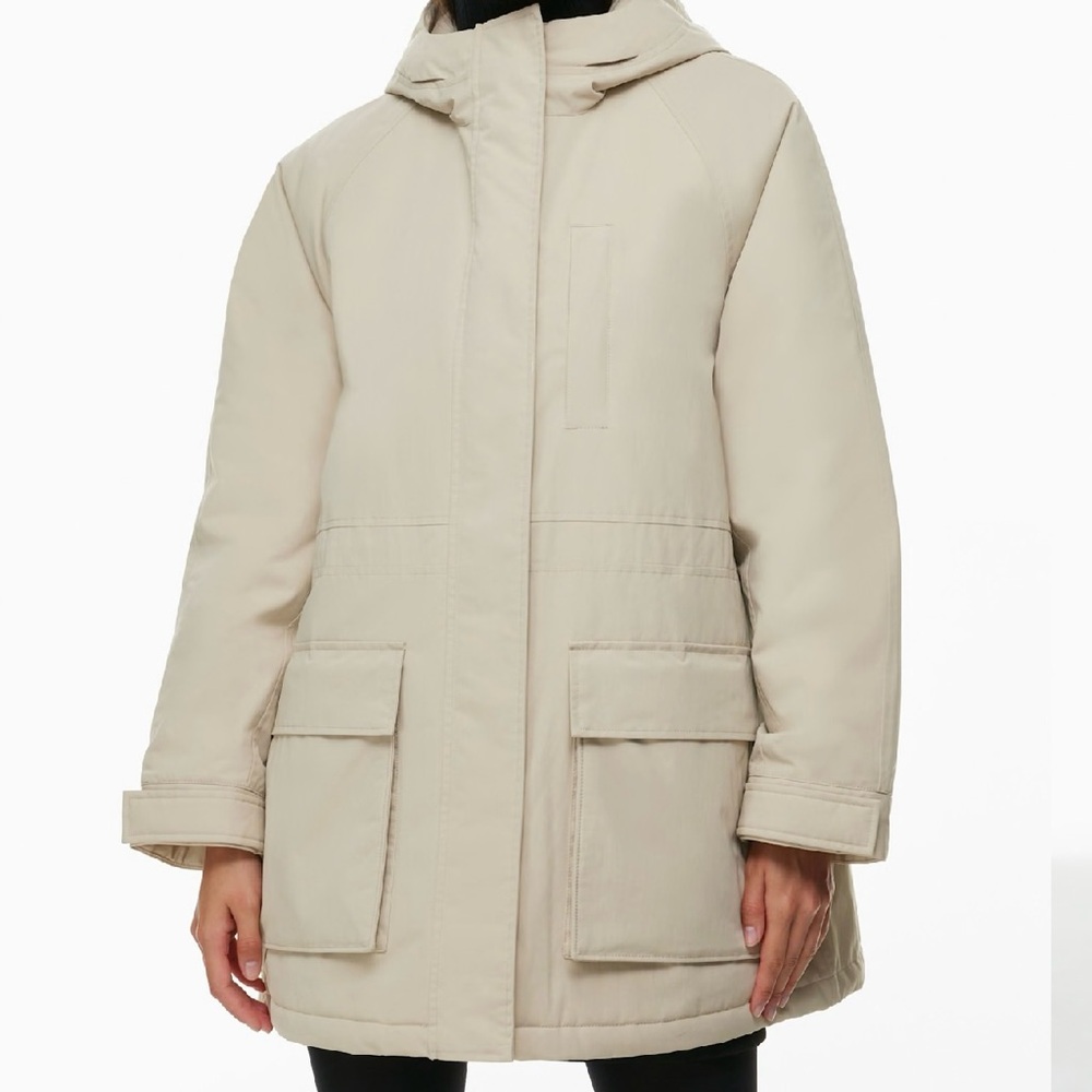 Babaton/Aritzia Women's black Hooded parka